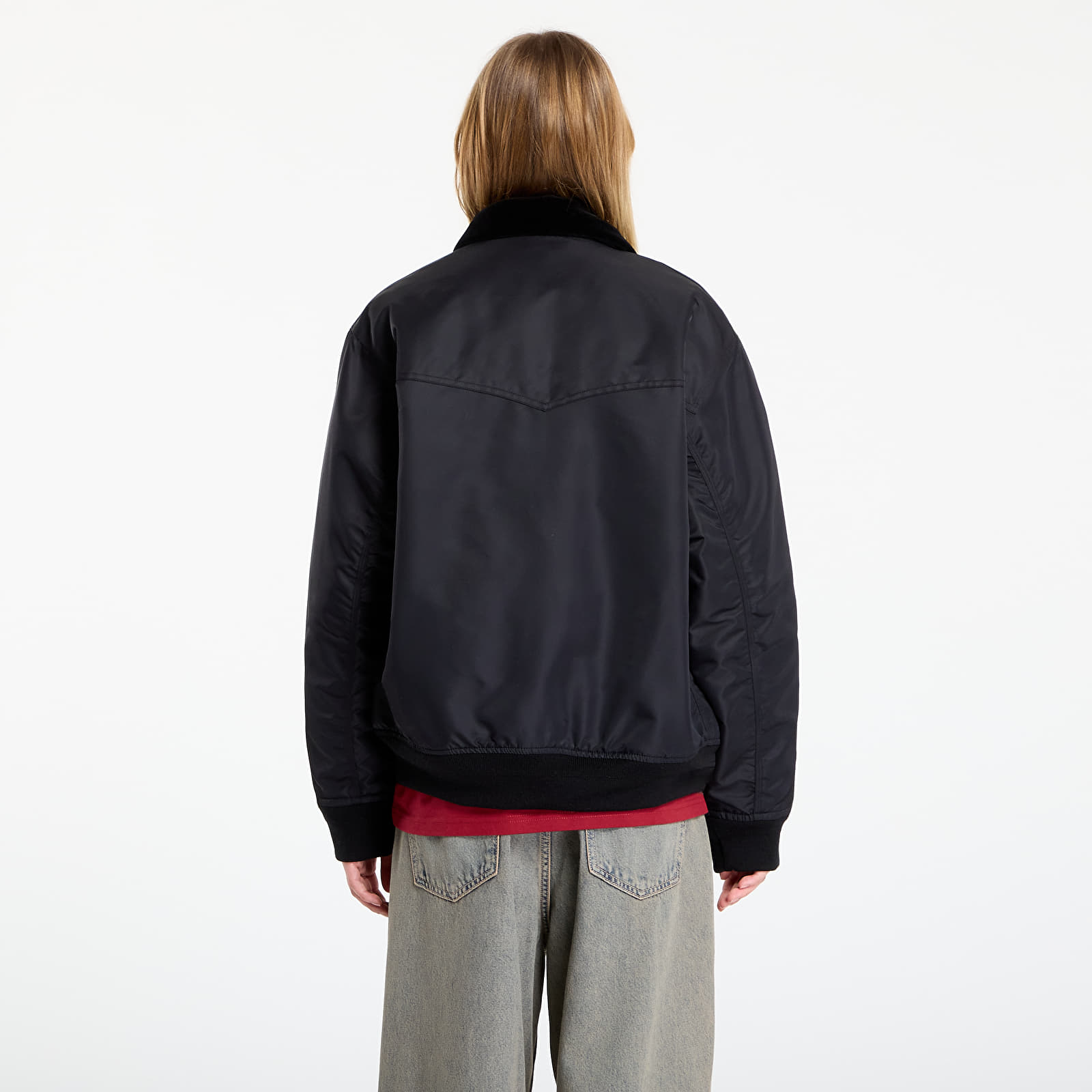 Jackets Carhartt WIP Santa Fe Alumni Jacket UNISEX Black/ Scarlet