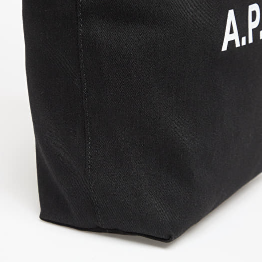 トートバッグ A.P.C. Black Synthetic Leather Small Ninon Shoulder Bag Ninon Small tote bag | Small tote bag in recycled leather