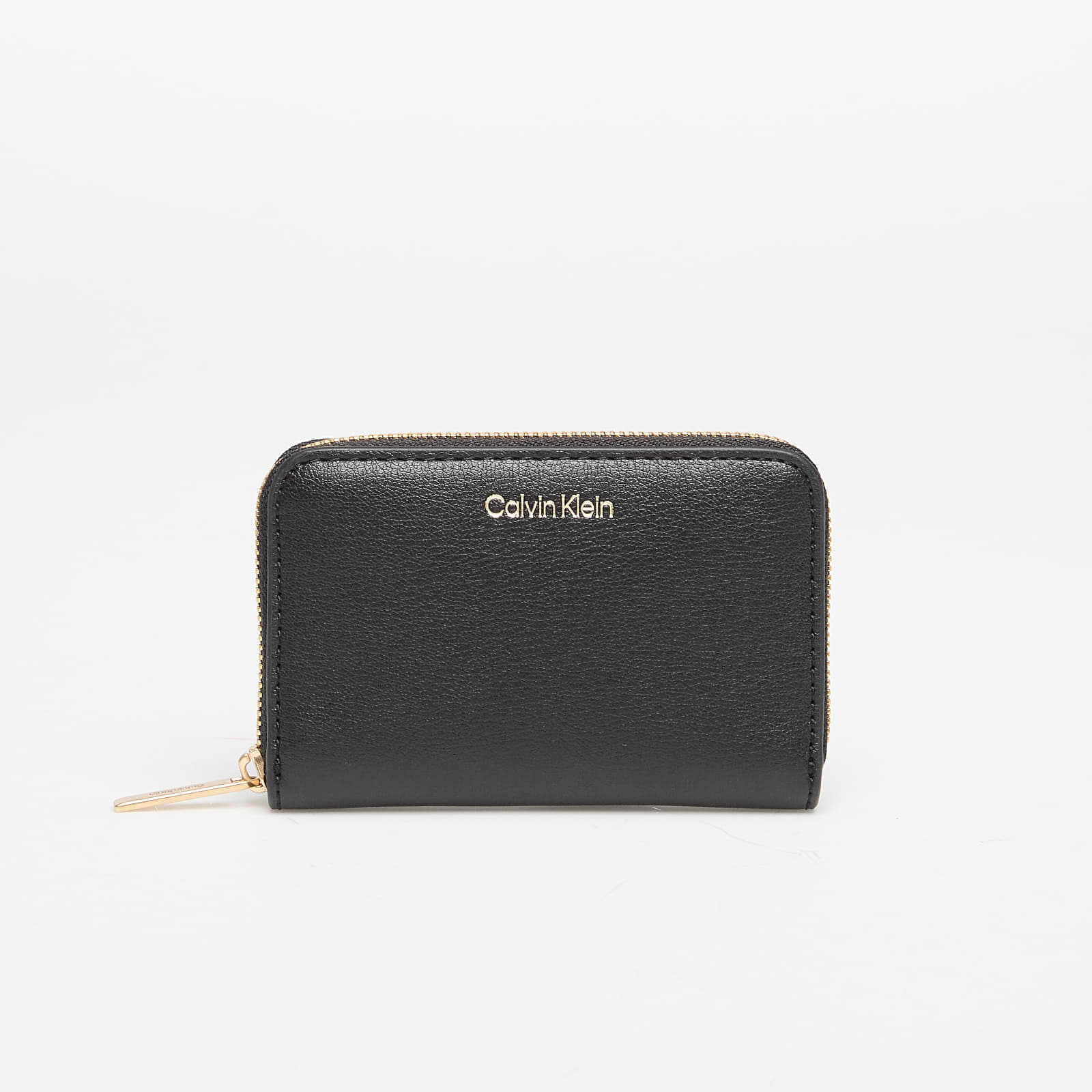 Pánske peňaženky Calvin Klein Foil Logo Medium Zip Around Black