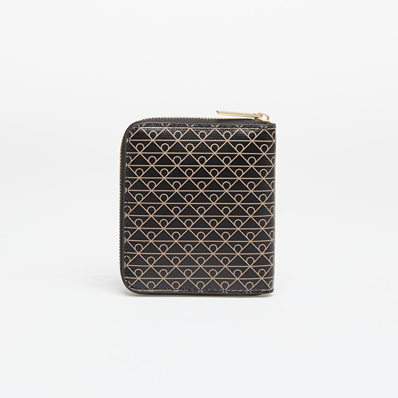 Wallet Calvin Klein Emblem Aop Square Zip Around Black