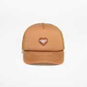 Carhartt WIP Heart Patch Trucker Cap Hamilton Brown