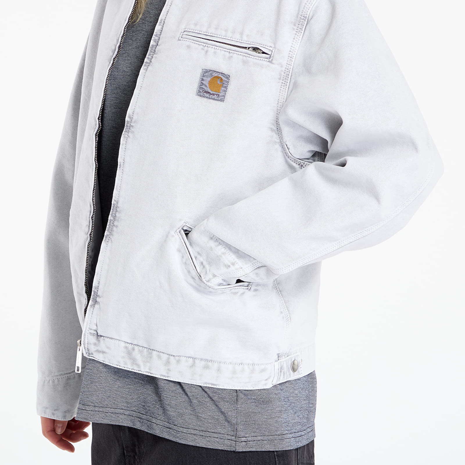 Men's jackets Carhartt WIP OG Detroit Jacket UNISEX Black/ Black Chalk Wash