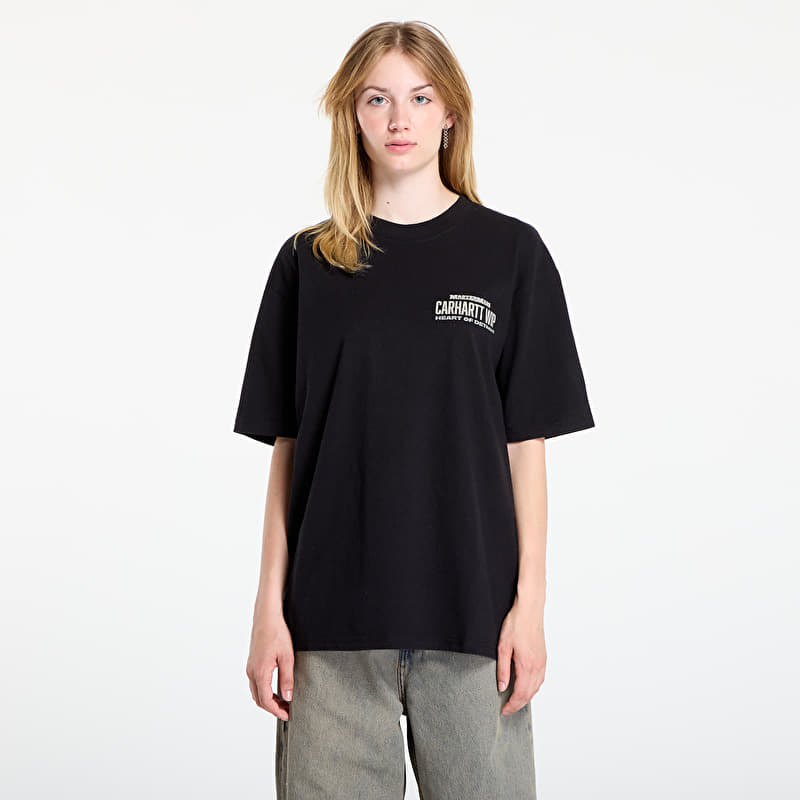 T-shirt Carhartt WIP S/S Arcan T-Shirt UNISEX Black Heavy Stone Wash
