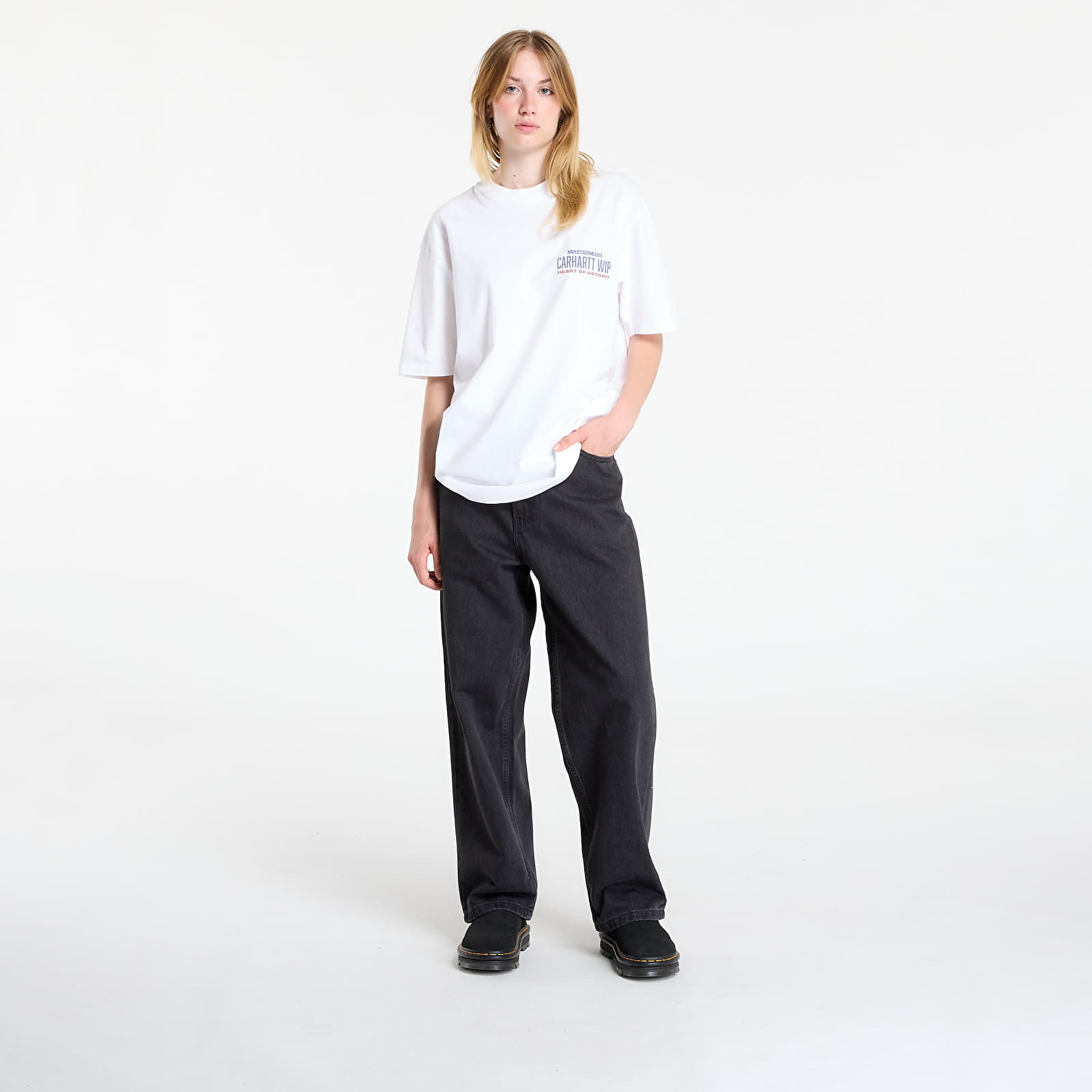 Women's jeans Carhartt WIP W' Brandon Pant Black Stone Washed