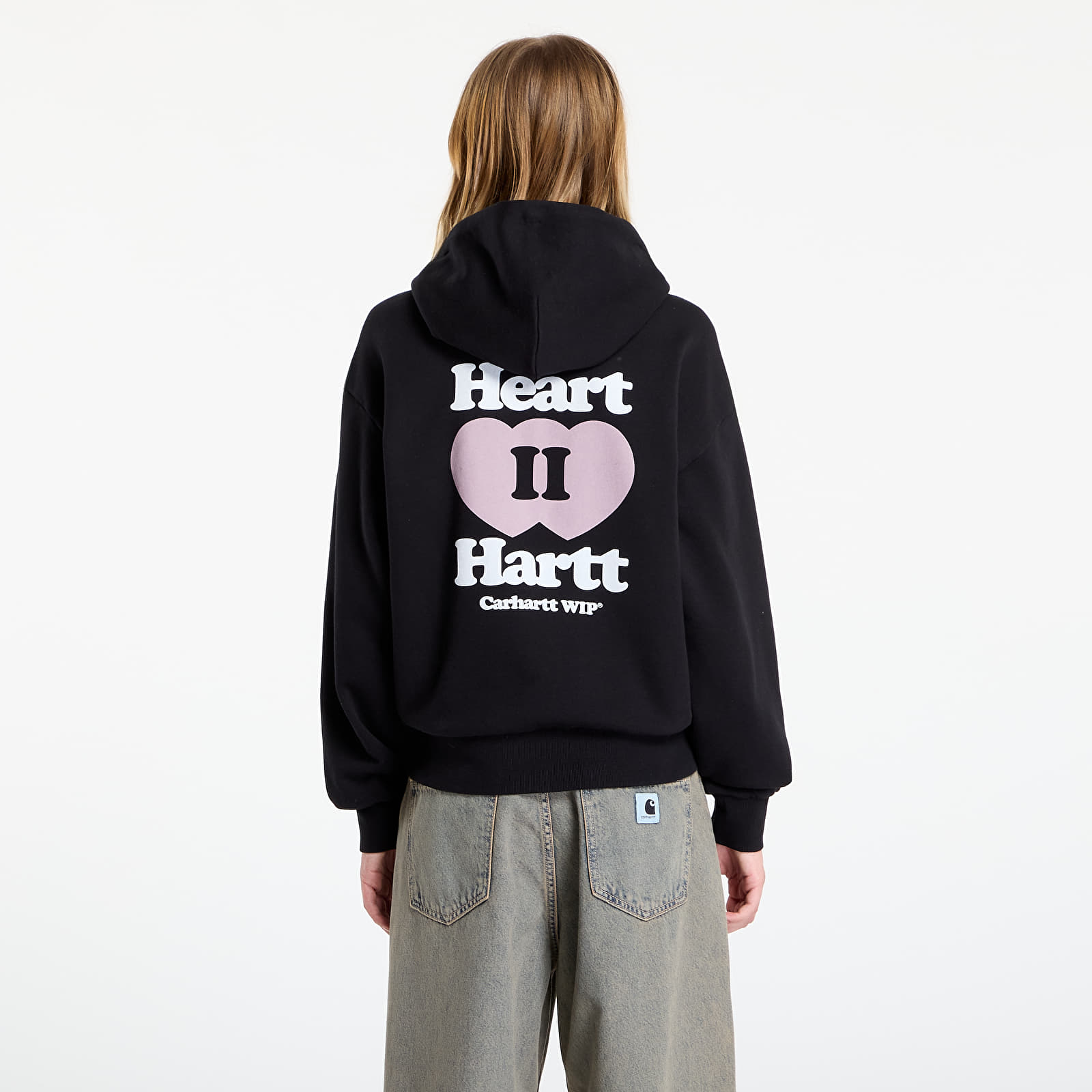 Hoodies and sweatshirts  Carhartt WIP W' Hooded Heart II Hartt Jacket Black