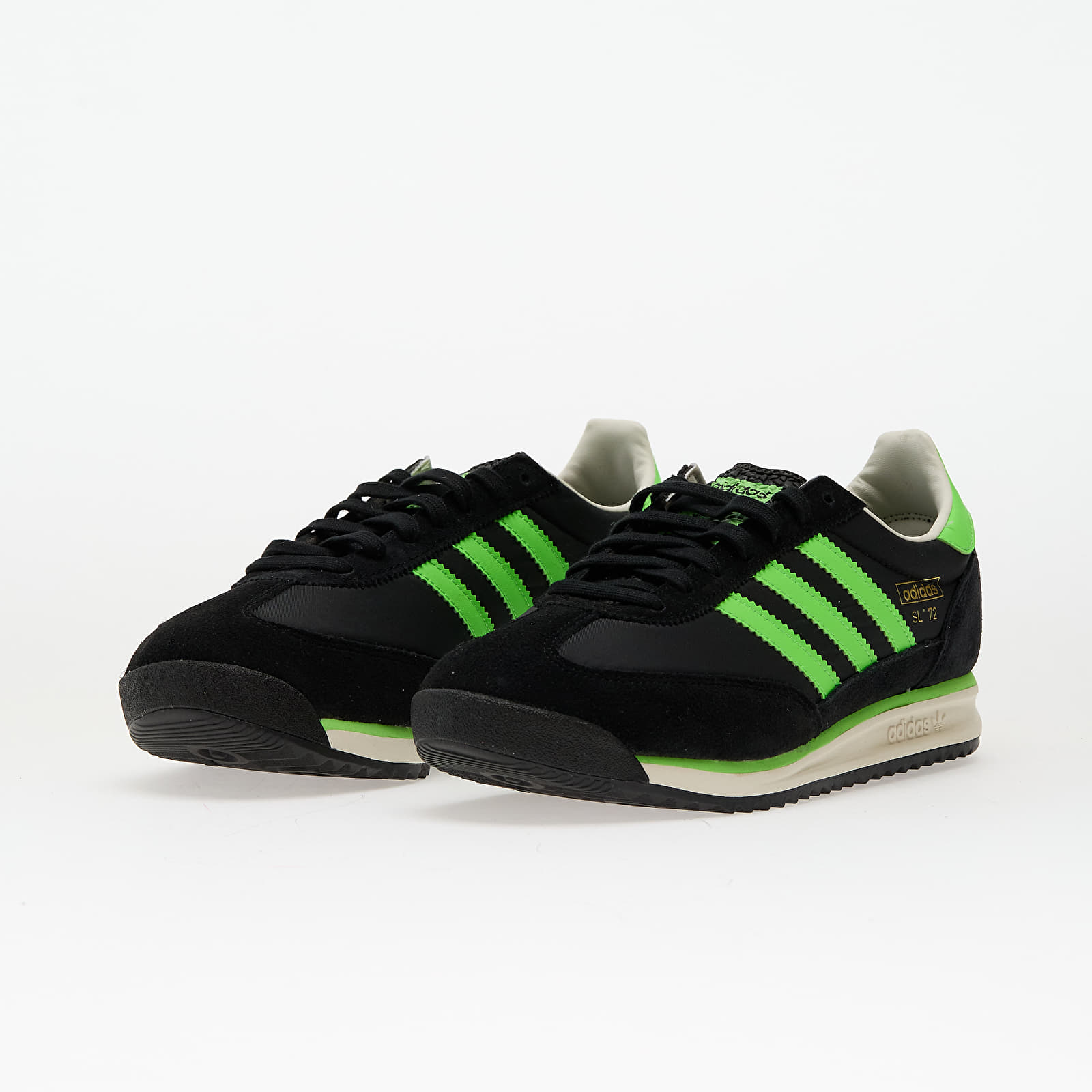 Men's shoes adidas SL 72 Rs Core Black/ Semi Green/ Off White