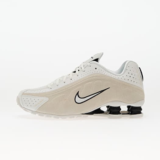 Nike W Shox R4 Summit White/ Black-Lt Orewood Brn