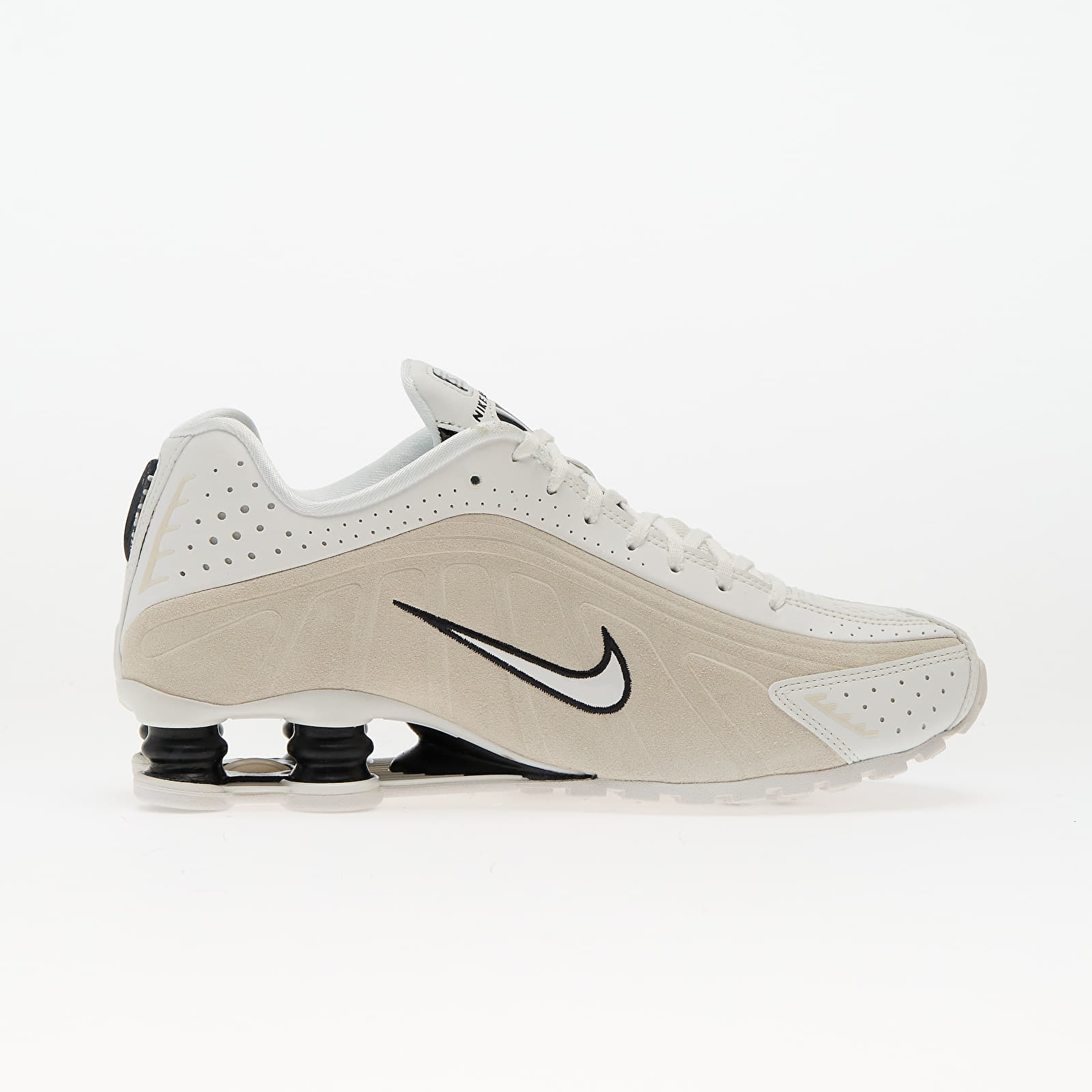 Women's shoes Nike W Shox R4 Summit White/ Black-Lt Orewood Brn