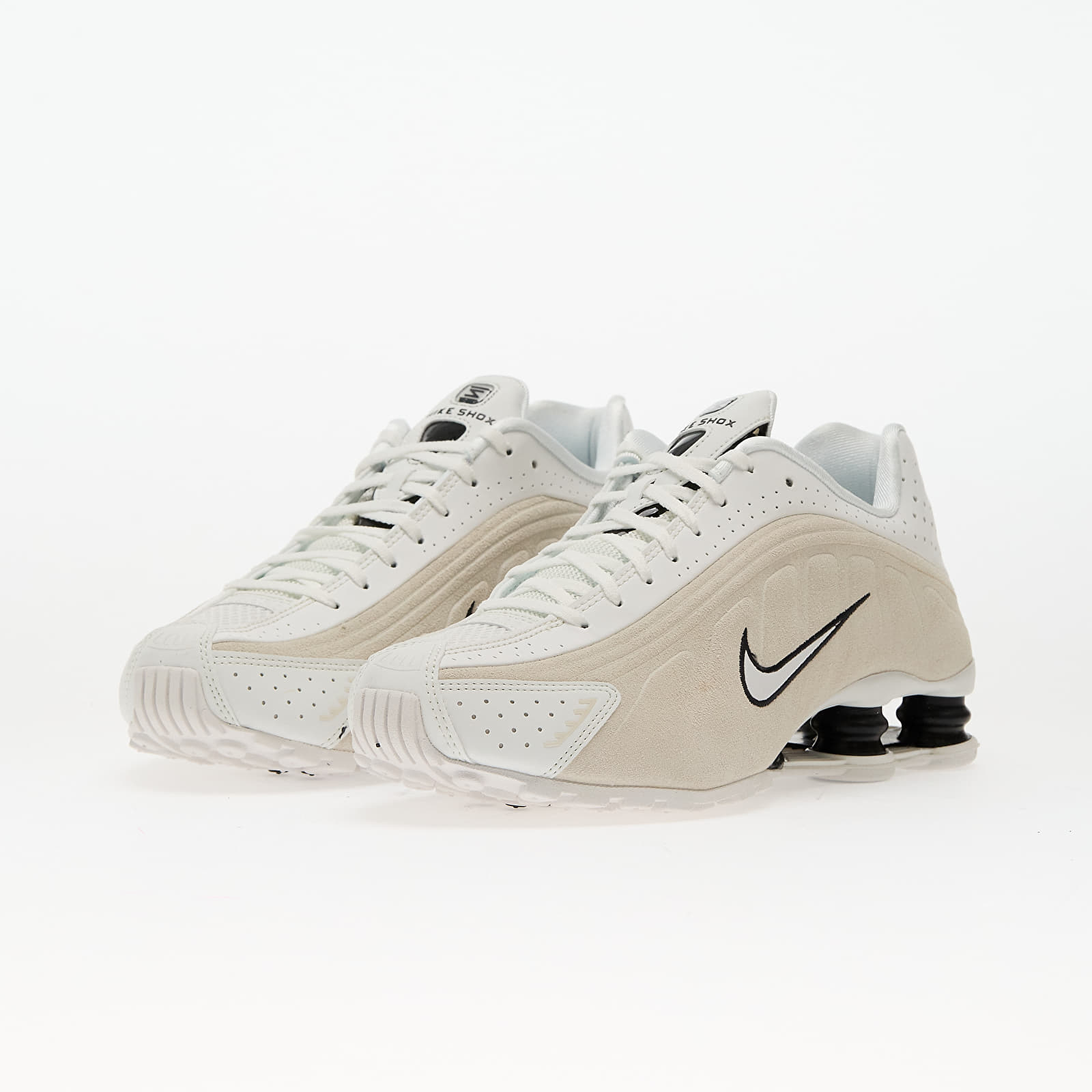 Women's shoes Nike W Shox R4 Summit White/ Black-Lt Orewood Brn