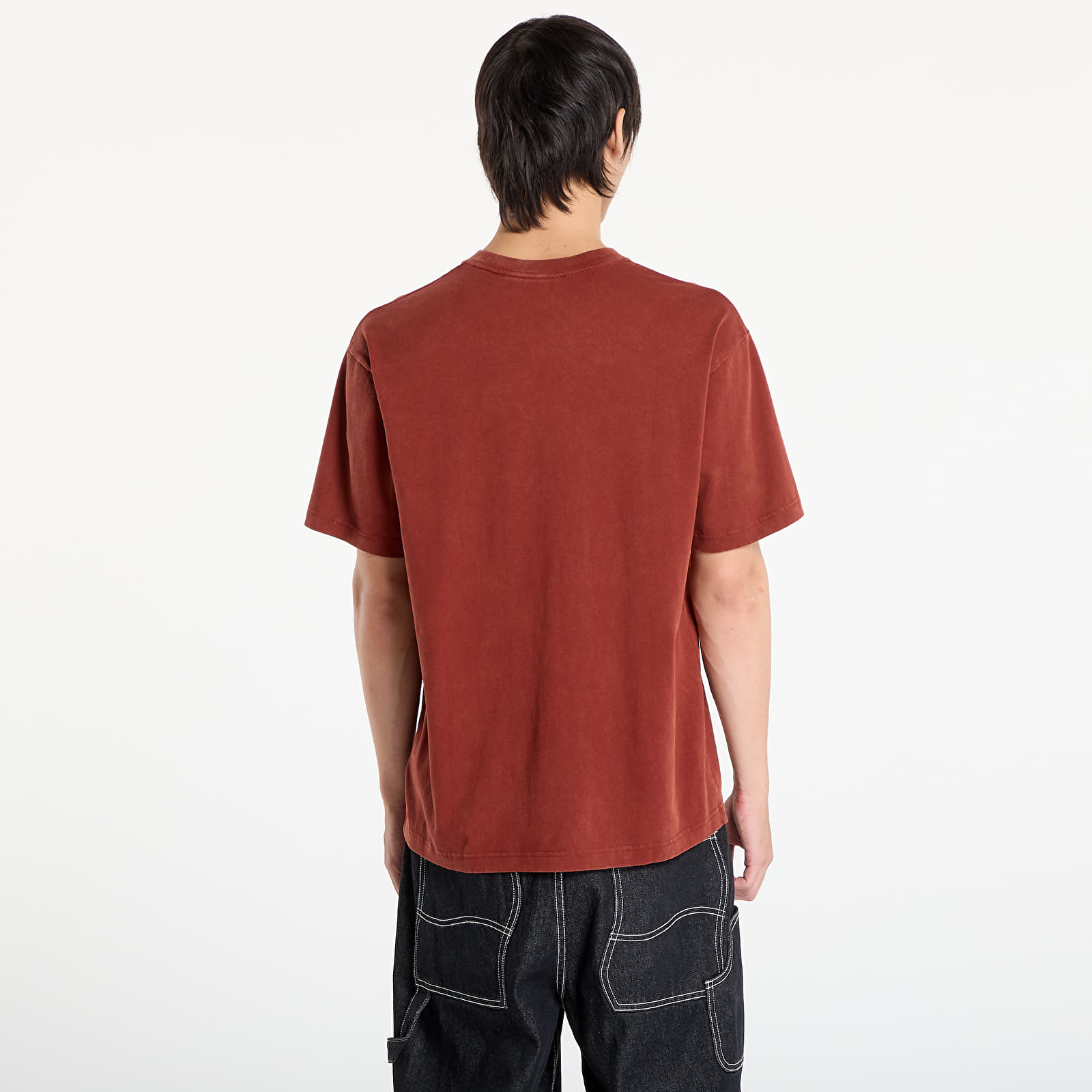 Pánske tričká Vans LX SS T-Shirt Brick Red