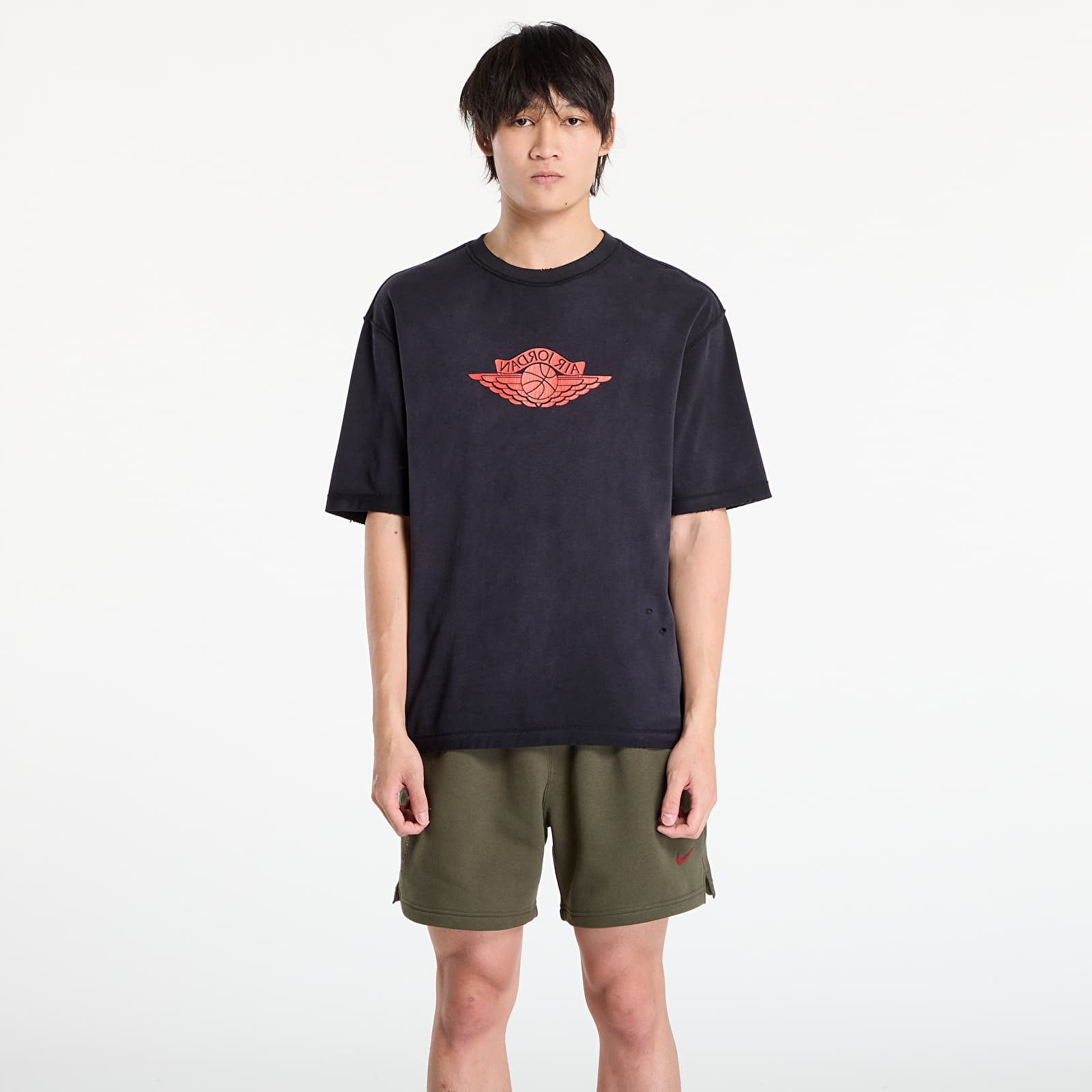 T-shirts Jordan Rare Air Men's T-Shirt Black/ Chile Red