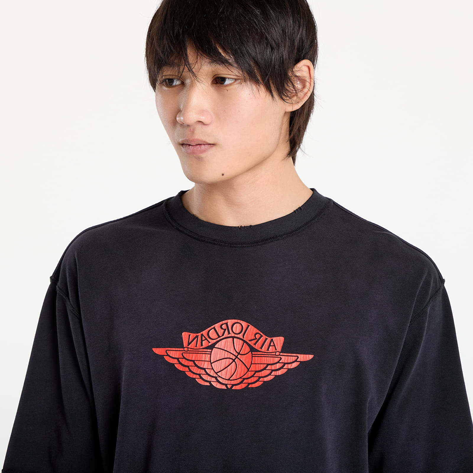 T-shirts Jordan Rare Air Men's T-Shirt Black/ Chile Red