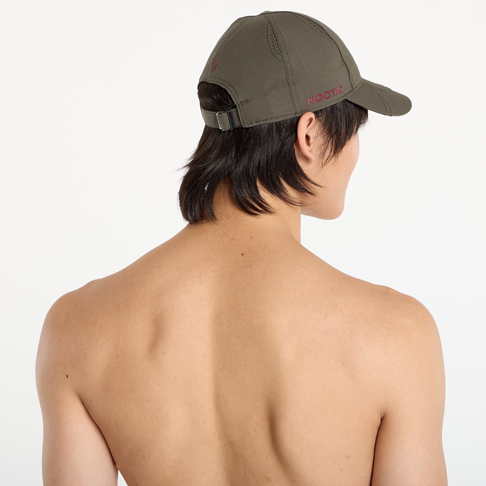 Kape Nike x NOCTA S.S.C. Cap Cargo Khaki/ Team Red
