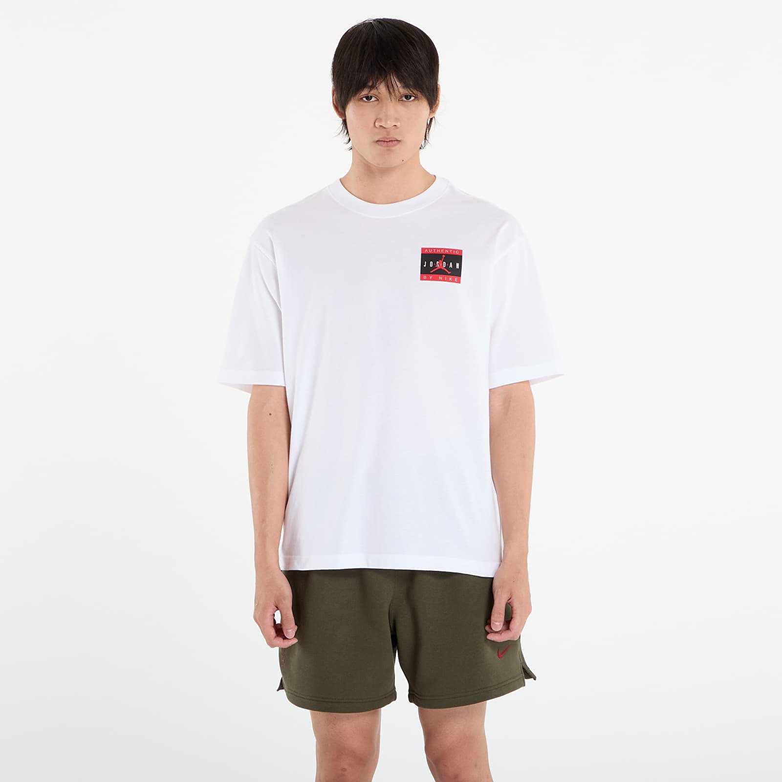 Μπλουζάκι Jordan Brand Men's T-Shirt White/ University Red XXL