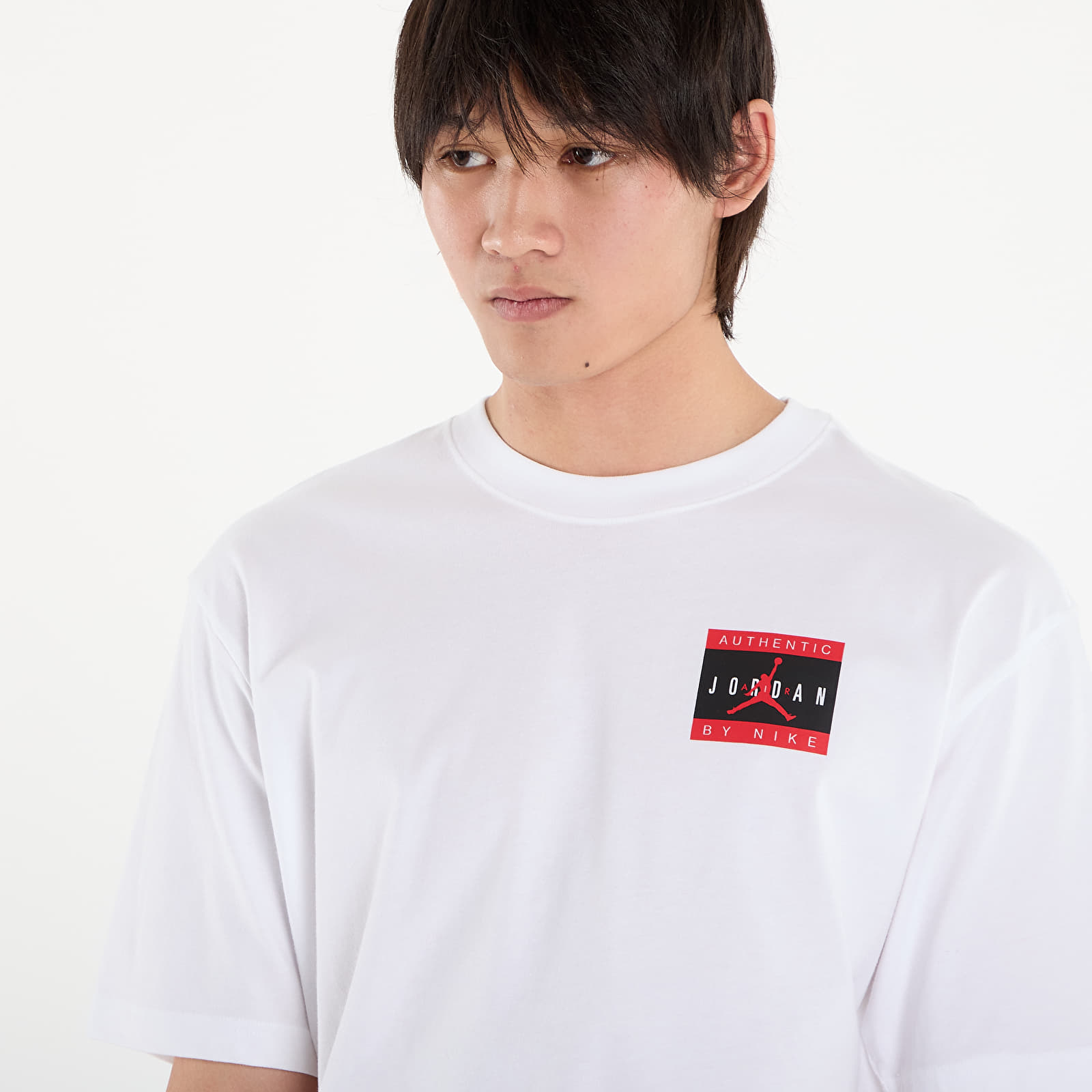 T-shirts Jordan Brand Men's T-Shirt White/ University Red