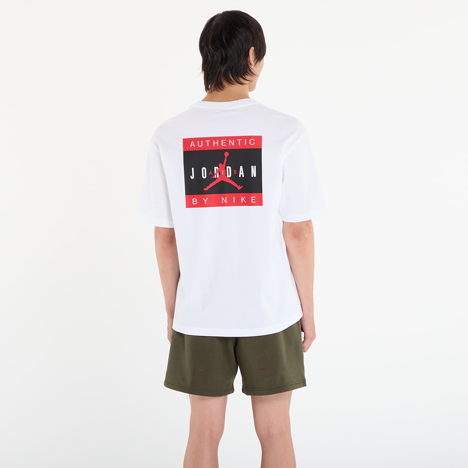 T-shirts Jordan Brand Men's T-Shirt White/ University Red