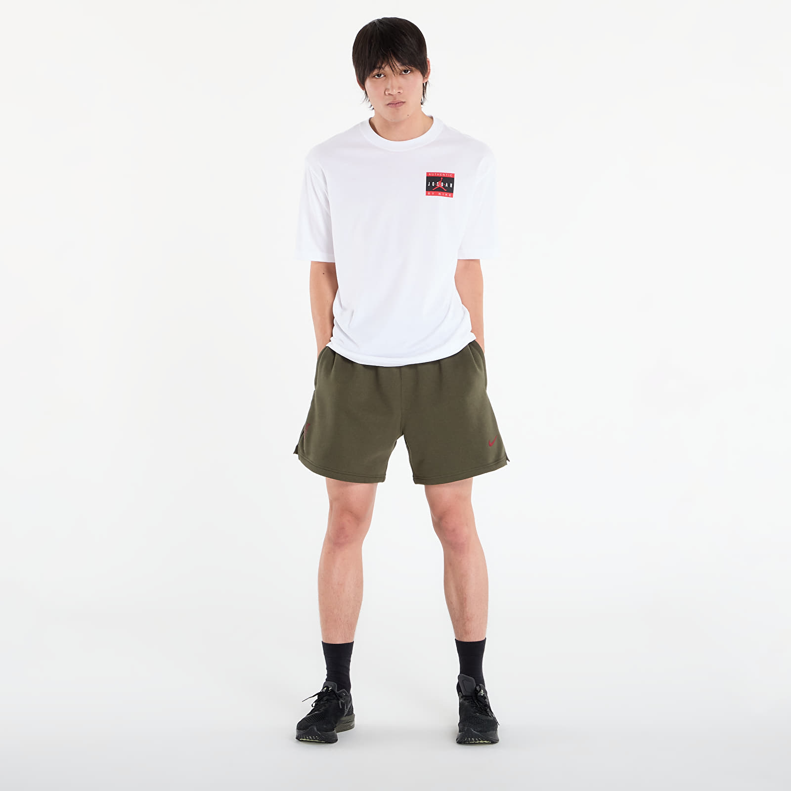 T-shirts Jordan Brand Men's T-Shirt White/ University Red