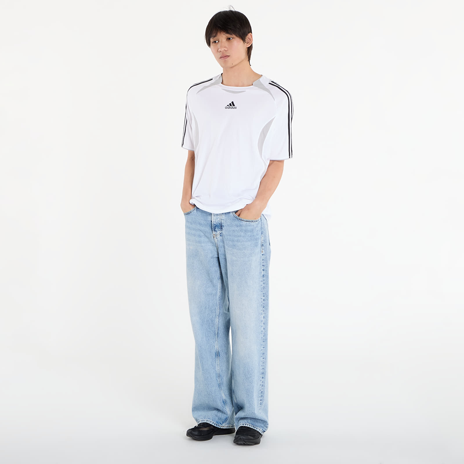 Men's T-shirts adidas Teamgeist Tee White/ Black