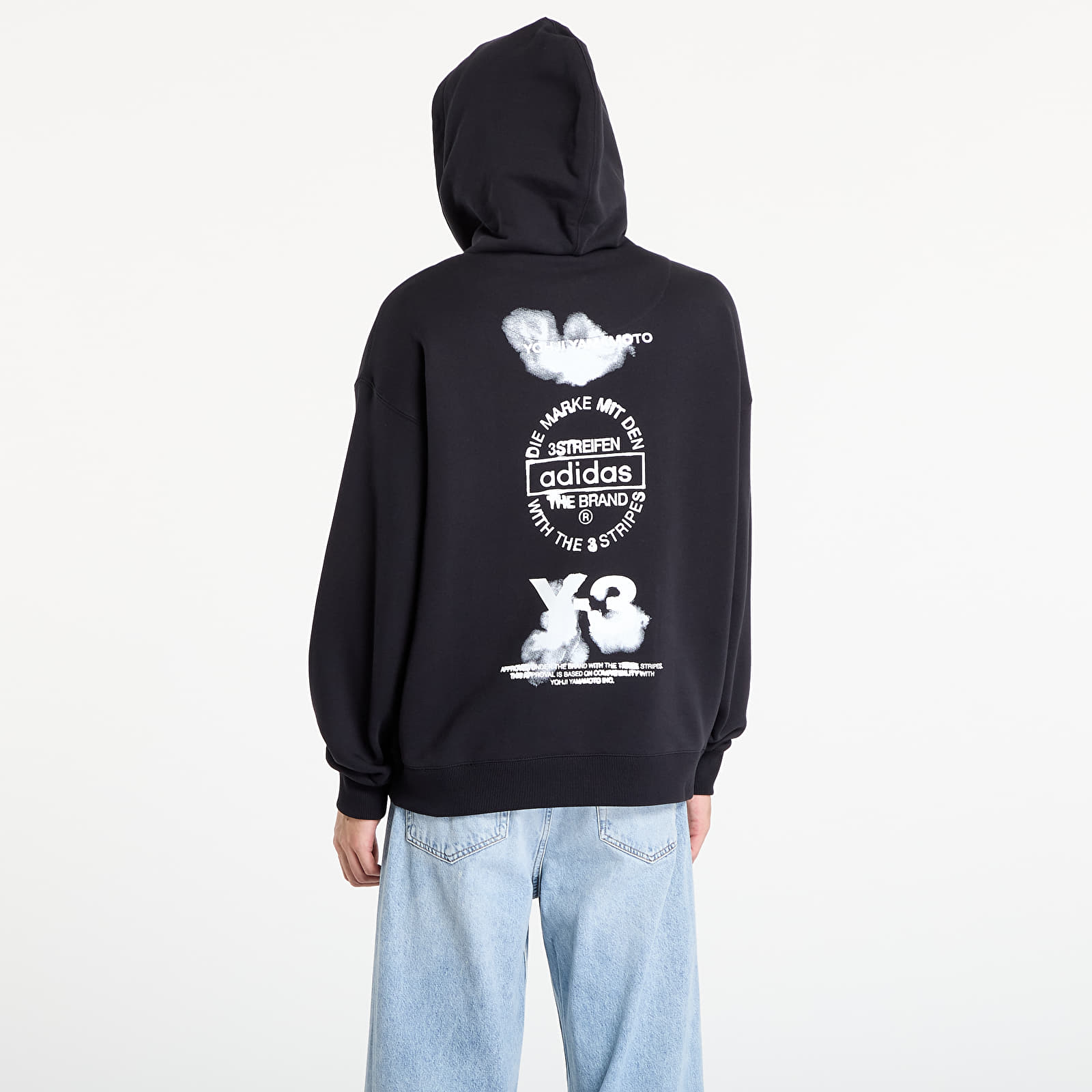 Men's hoodies Y-3 Graphic Hoodie UNISEX Black