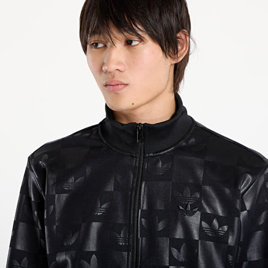 Bluzy adidas Monogram All Over Print Regular Track Top Black