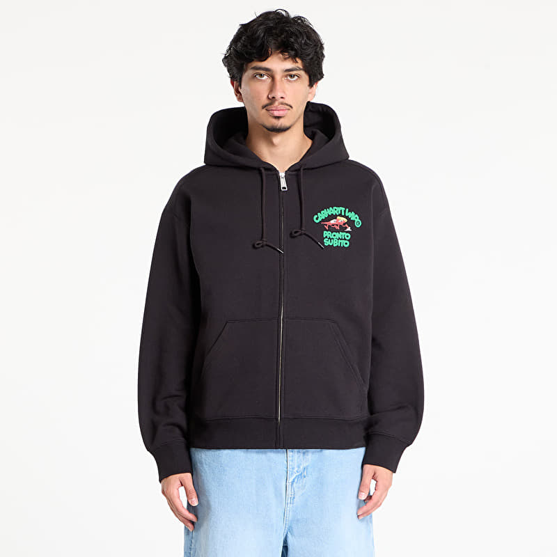 Sweatshirt Carhartt WIP Hooded Pronto Sweat Jacket UNISEX Black