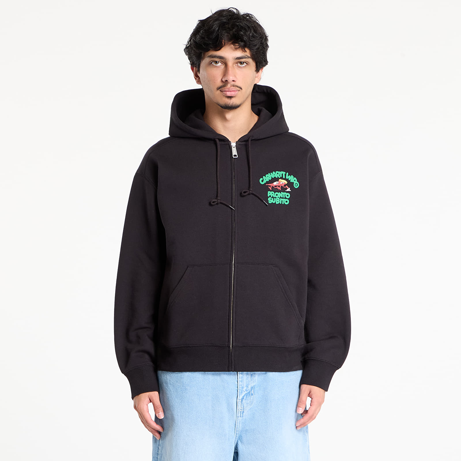 Ανδρικά φούτερ  Carhartt WIP Hooded Pronto Sweat Jacket UNISEX Black