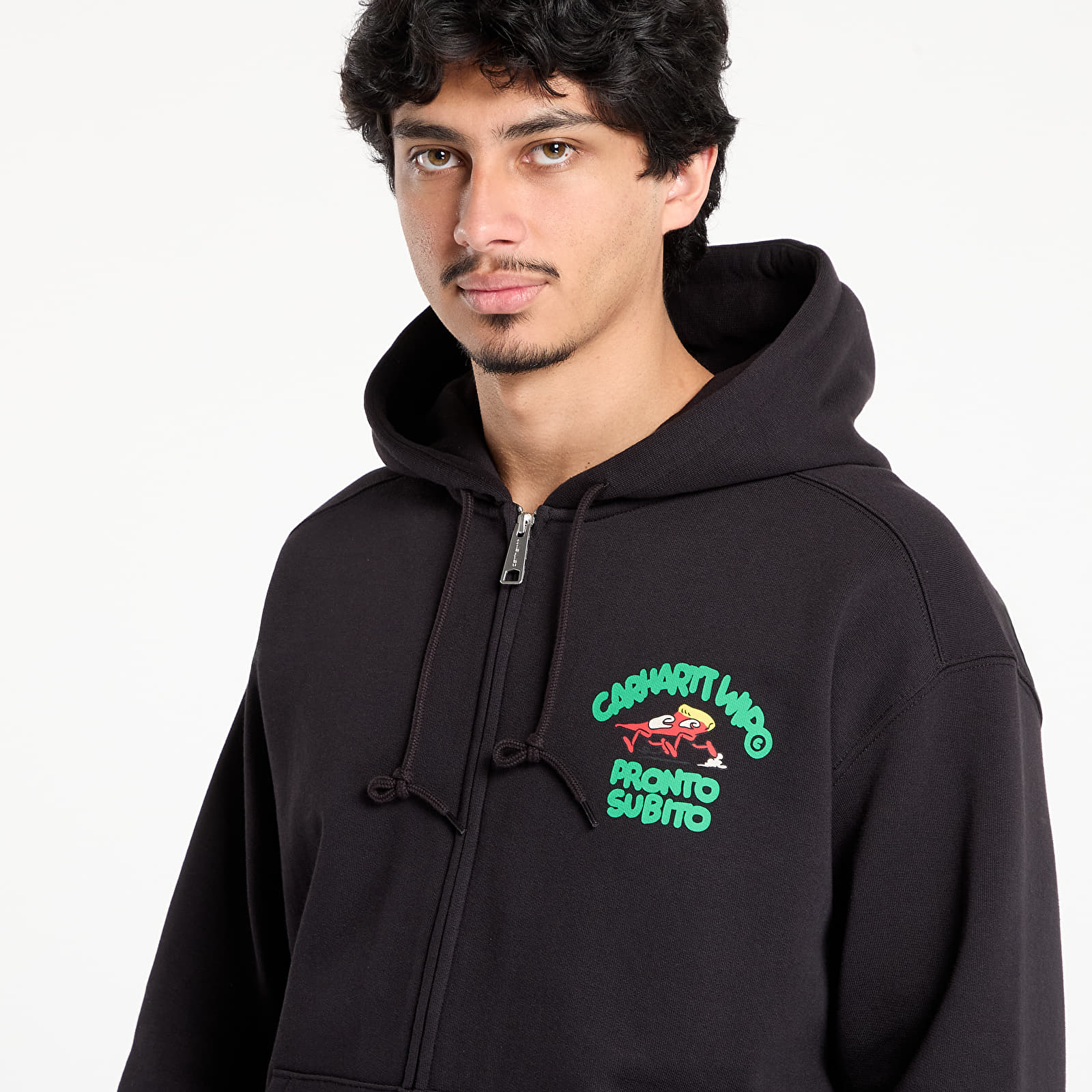 Ανδρικά φούτερ  Carhartt WIP Hooded Pronto Sweat Jacket UNISEX Black