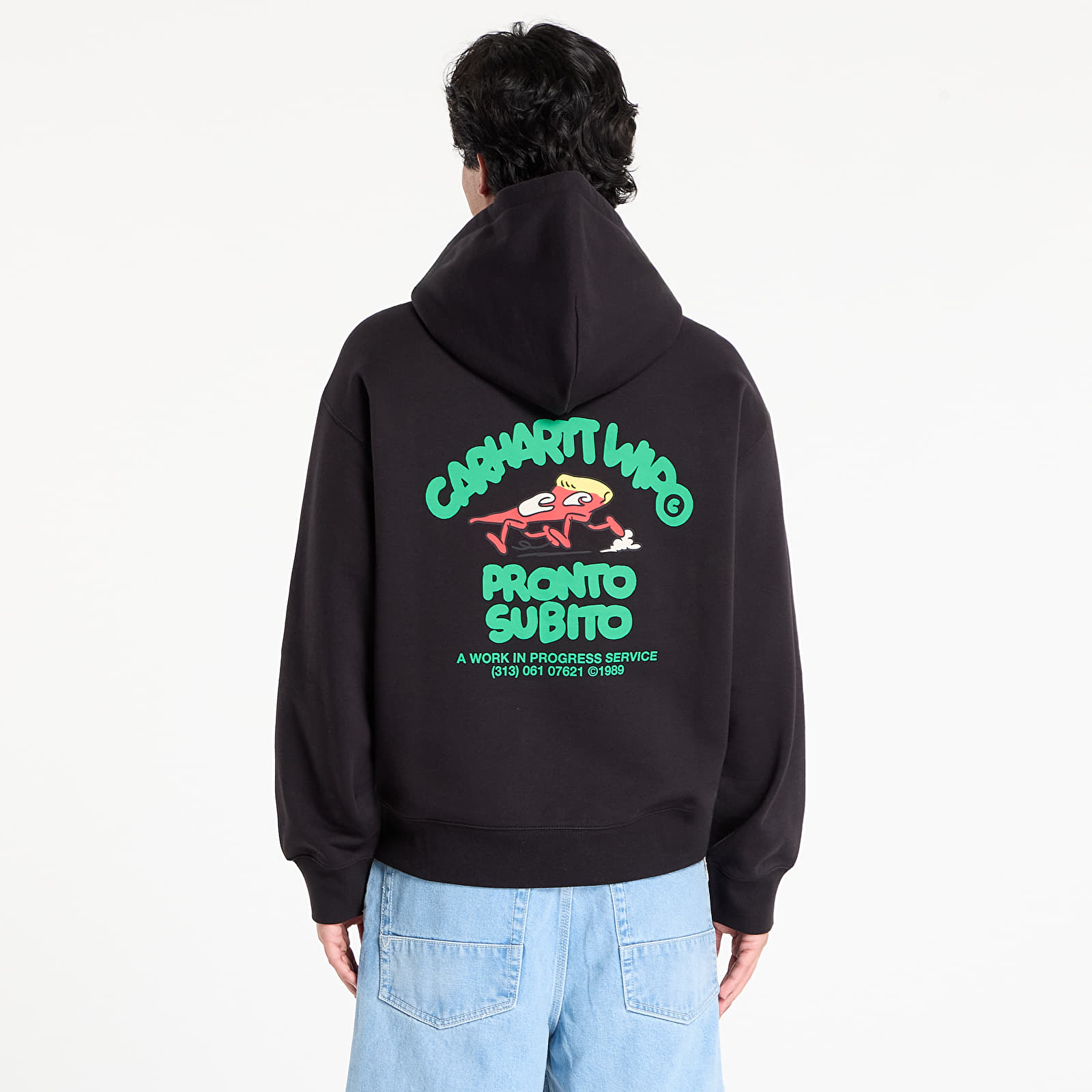 Ανδρικά φούτερ  Carhartt WIP Hooded Pronto Sweat Jacket UNISEX Black