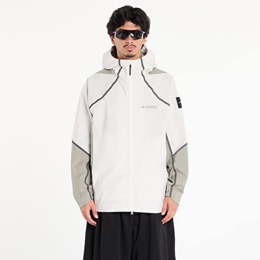adidas Nat Geo CLIMAPROOF Rain Jacket Alumina/ Silver Pebble