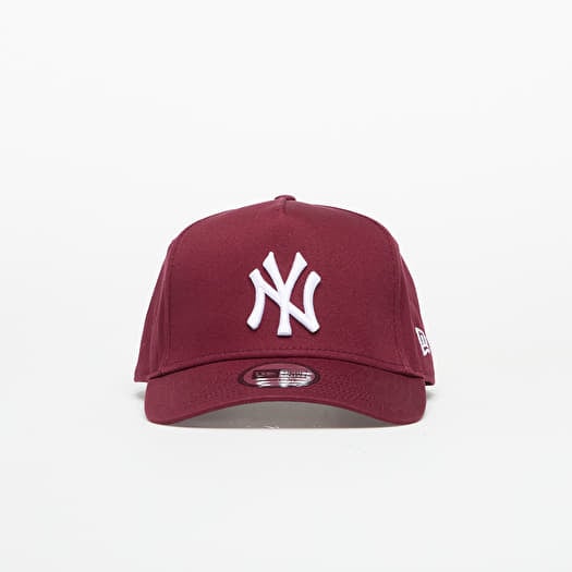 Cap New Era New York Yankees 9FORTY Aframe Essential Cap Frosted Burgundy/ White