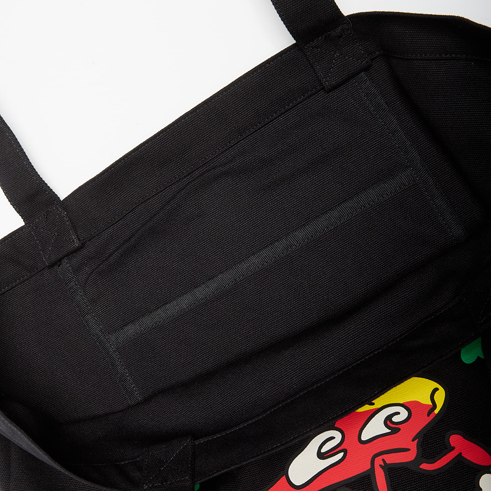 Genți de umăr pentru bărbați Carhartt WIP Canvas Graphic Tote Pronto Print/ Black