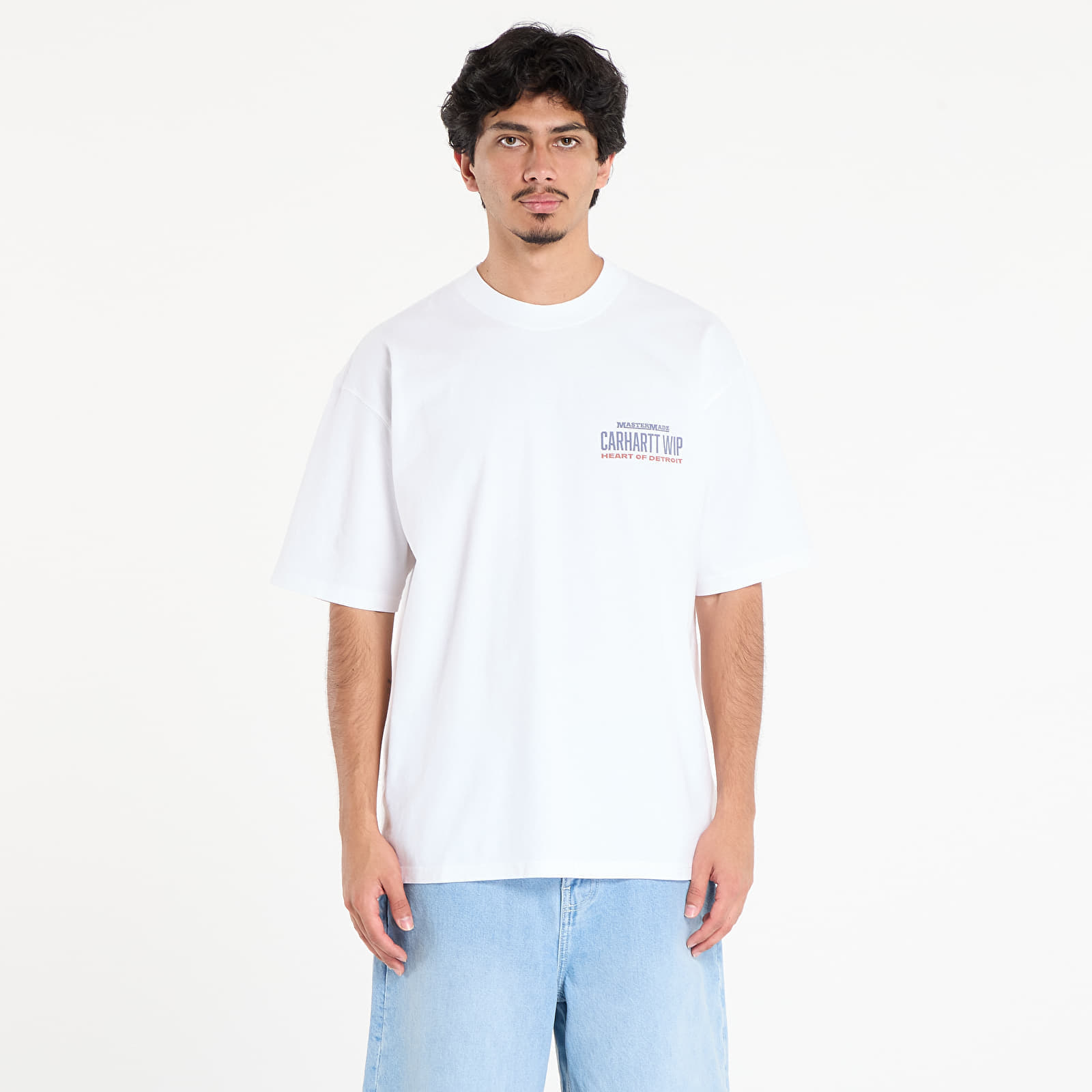 Tricou Carhartt WIP S/S Arcan T-Shirt UNISEX White Heavy Stone Wash XL