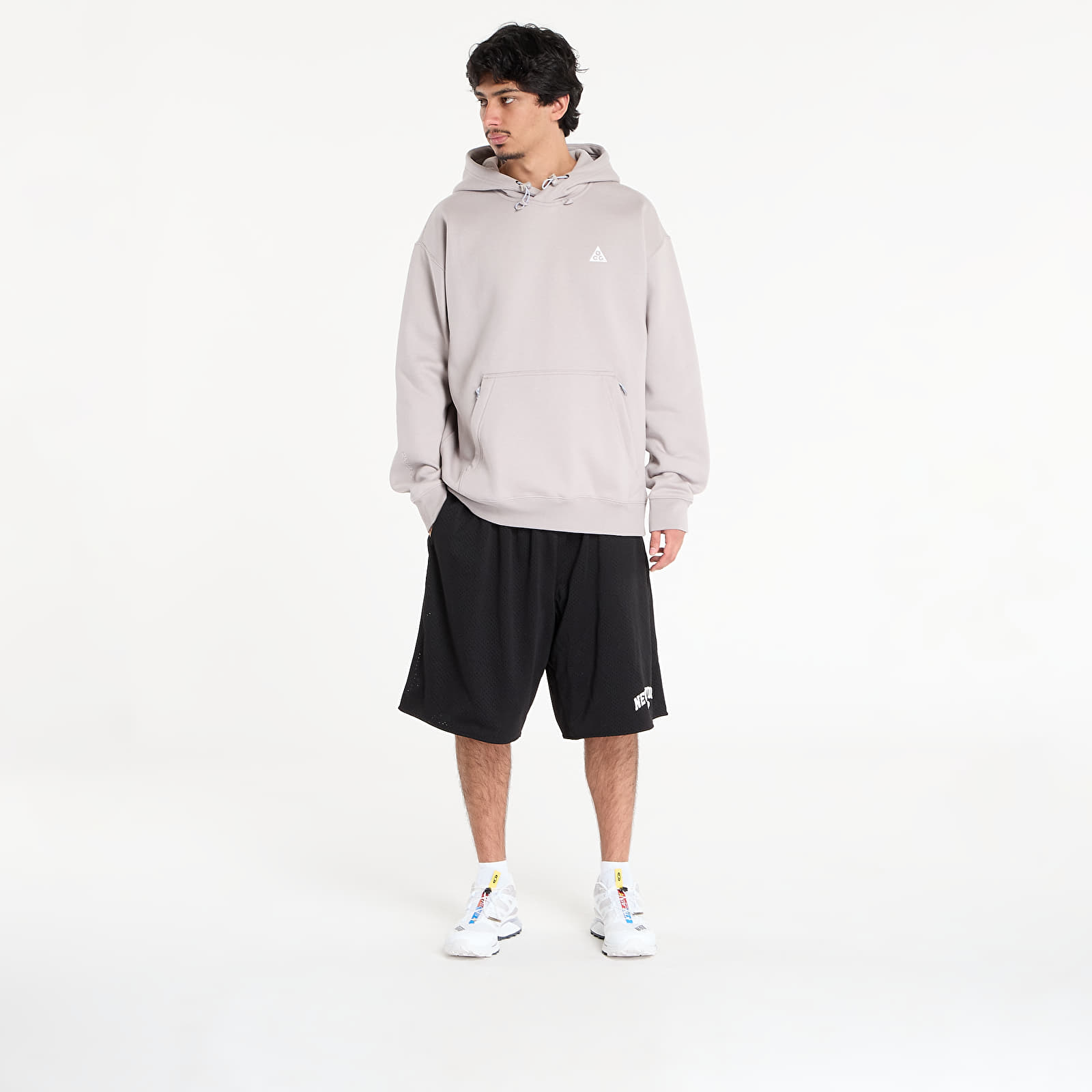 Hoodies and sweatshirts Nike ACG Therma-FIT Fleece Pullover Hoodie College Grey/ Football Grey/ Summit White