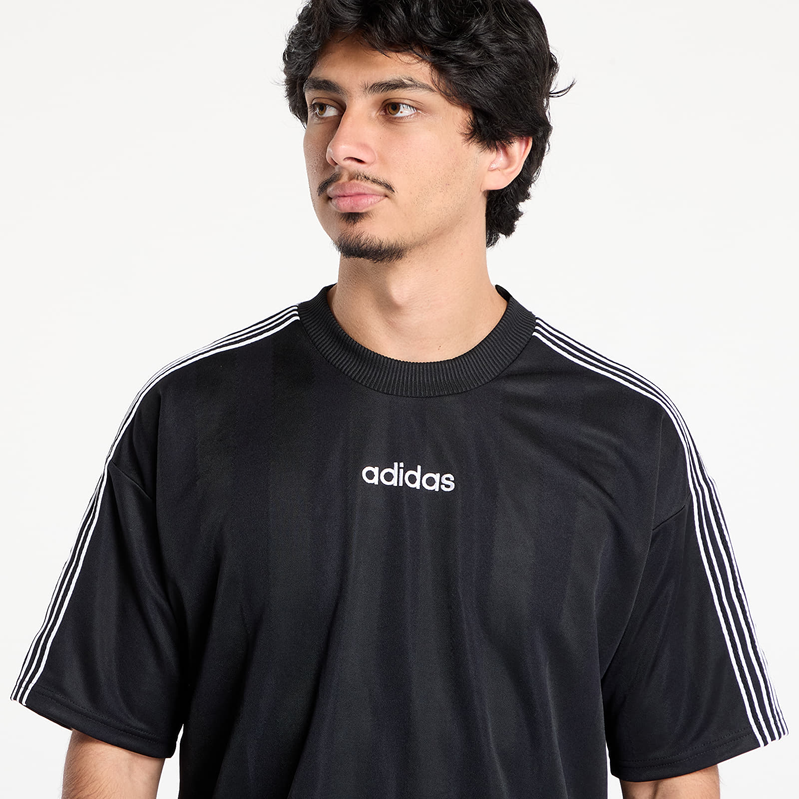 Majice i košulje adidas 90s Stripe Jersey Black
