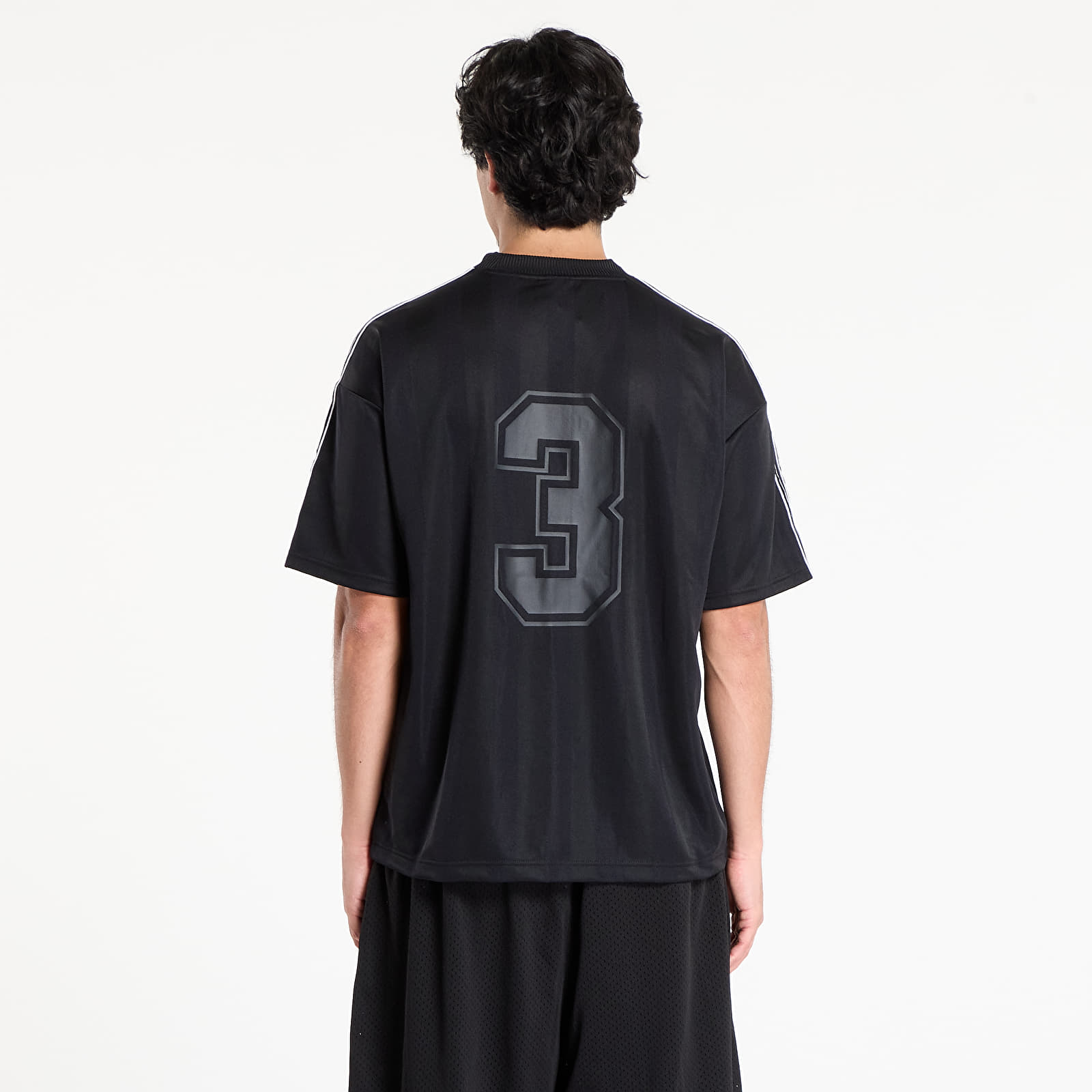 Majice i košulje adidas 90s Stripe Jersey Black