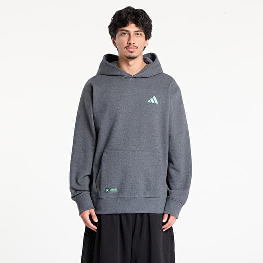 adidas Mercedes - AMG Petronas Formula One Team Premium Sweat Hood Dark Grey Heather