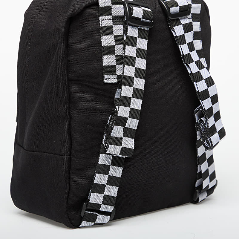 black and white mini backpack Fast & Furious Checkerboard Shop Universal repellent Oxford nylon with a PFAs Vans Low Key Mini Backpack