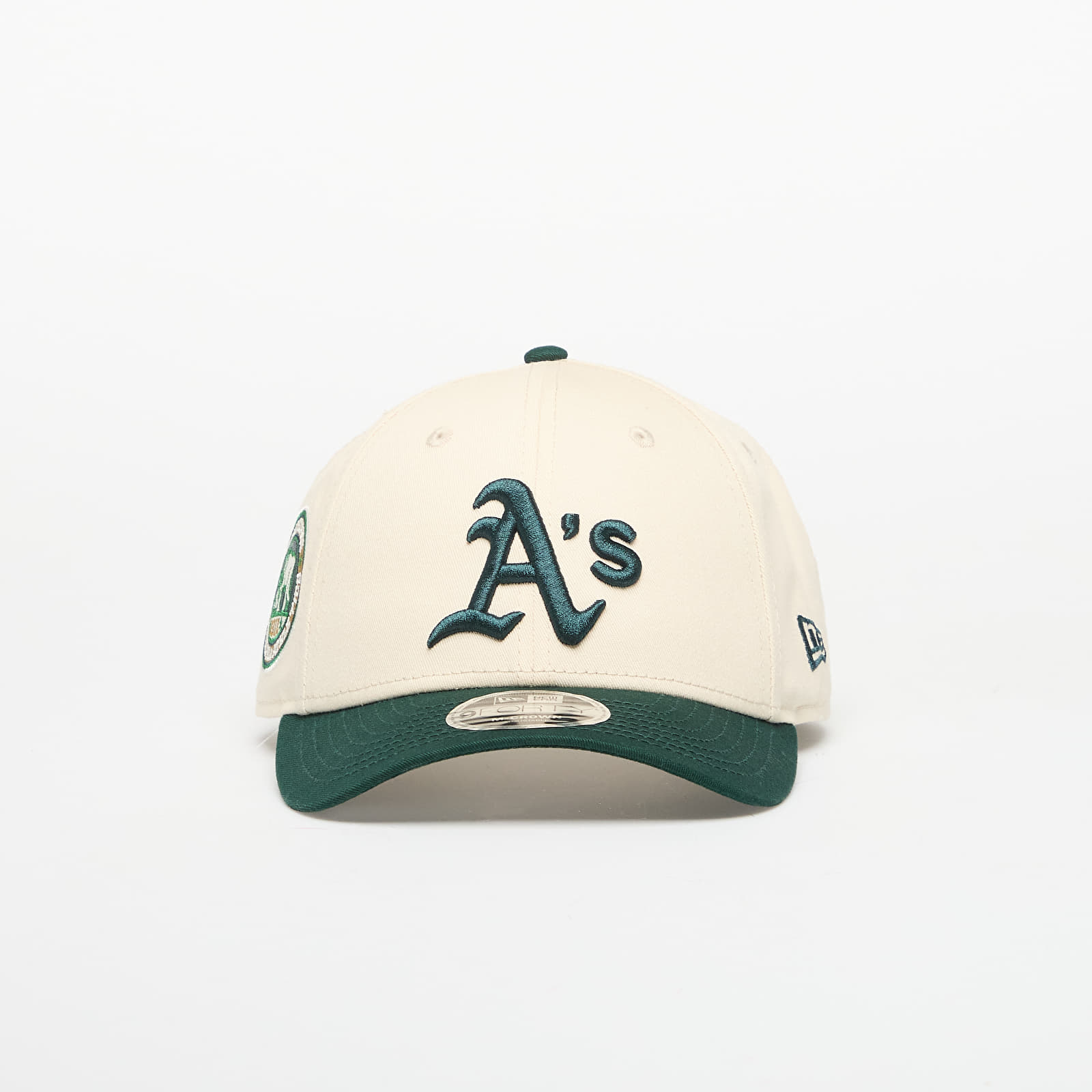 Miesten lippikset New Era 9FORTY Patch Oakathco Cap Light Cream/ Dark Green