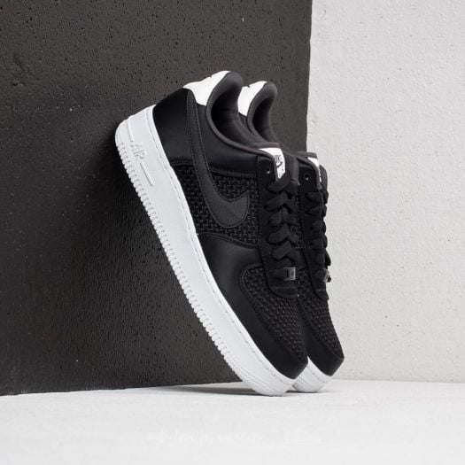 Nike wmns air force 1 '07 se prm (black / black - white) deals