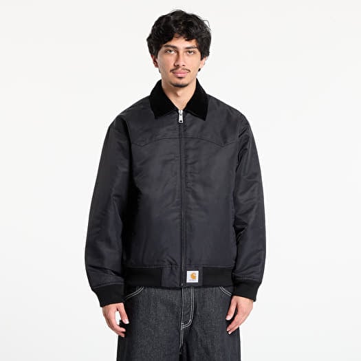 Carhartt WIP Santa Fe Alumni Jacket UNISEX Black/ Scarlet