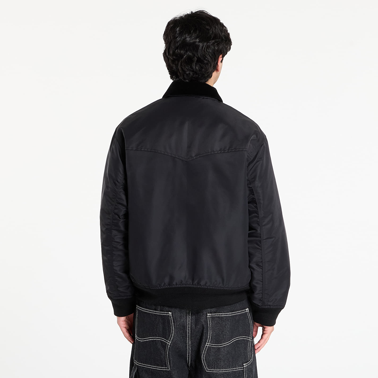 Jackets Carhartt WIP Santa Fe Alumni Jacket UNISEX Black/ Scarlet