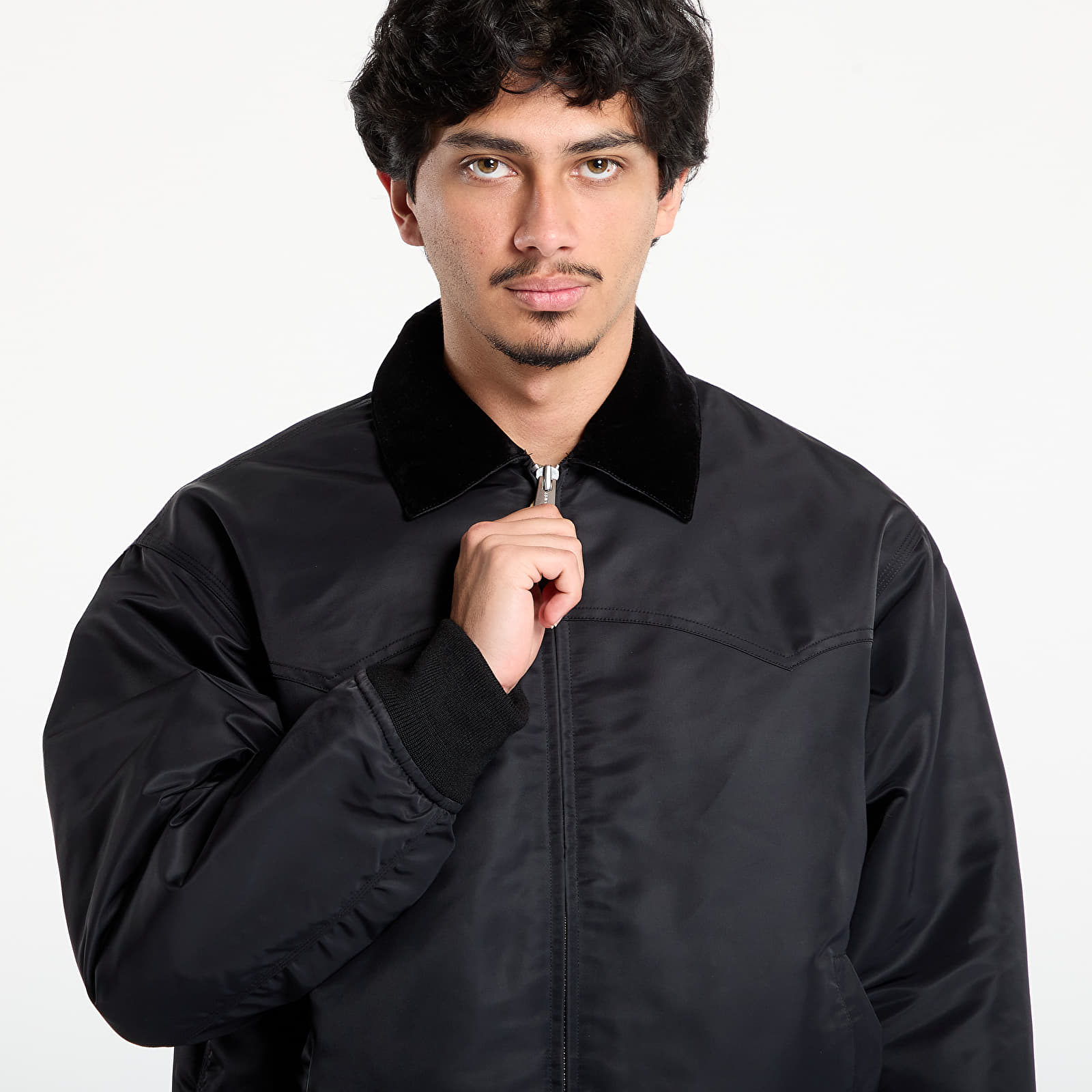 Jackets Carhartt WIP Santa Fe Alumni Jacket UNISEX Black/ Scarlet