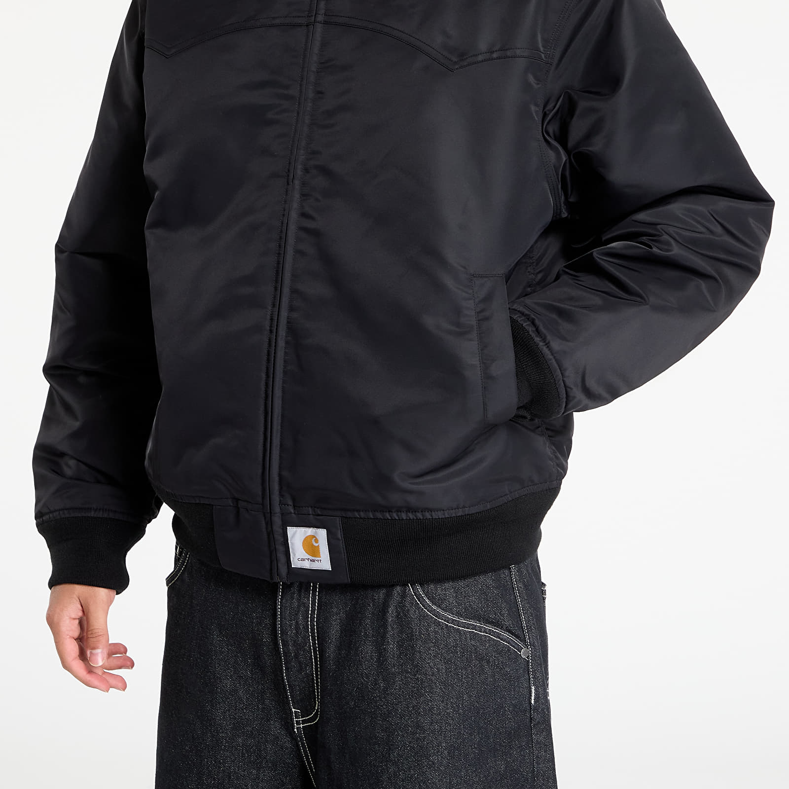Jackets Carhartt WIP Santa Fe Alumni Jacket UNISEX Black/ Scarlet