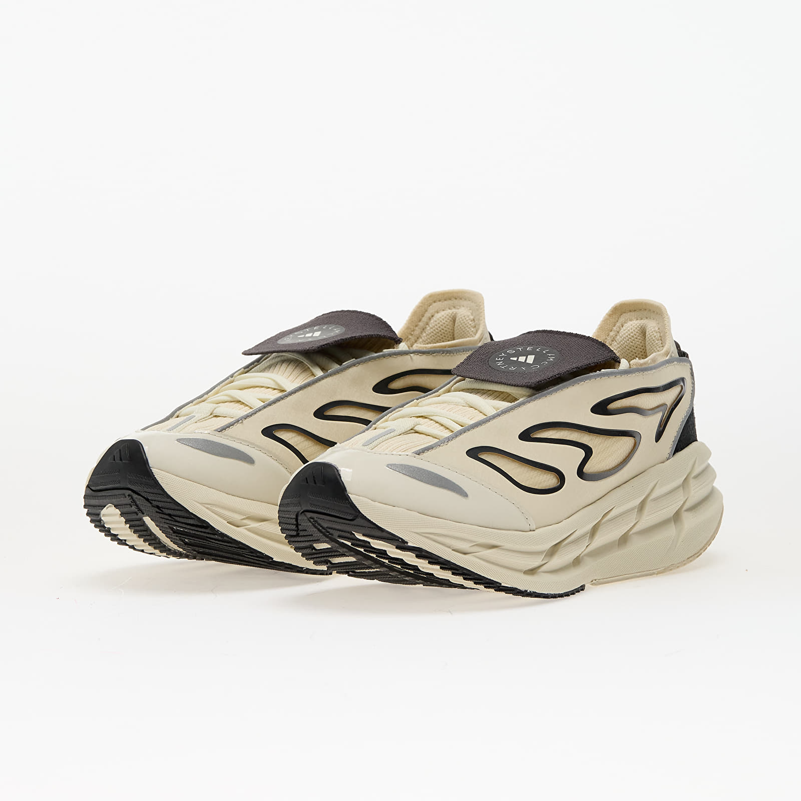 Women's shoes adidas x Stella McCartney Adistar Almond Milk/ Almond Milk/ Utility Black