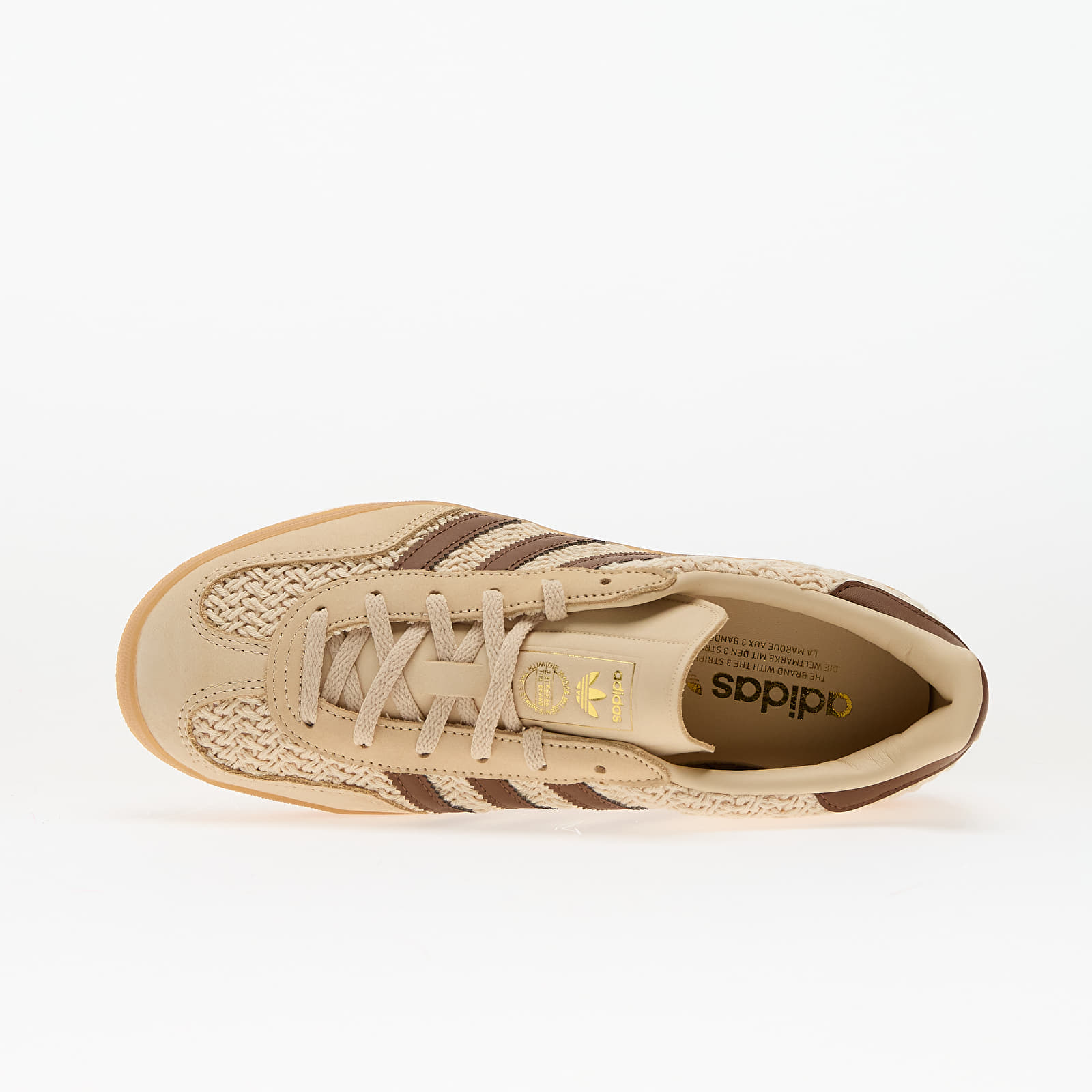 Ženske tenisice adidas Gazelle Indoor W Sand Strata/ Preloved Brown/ Gum