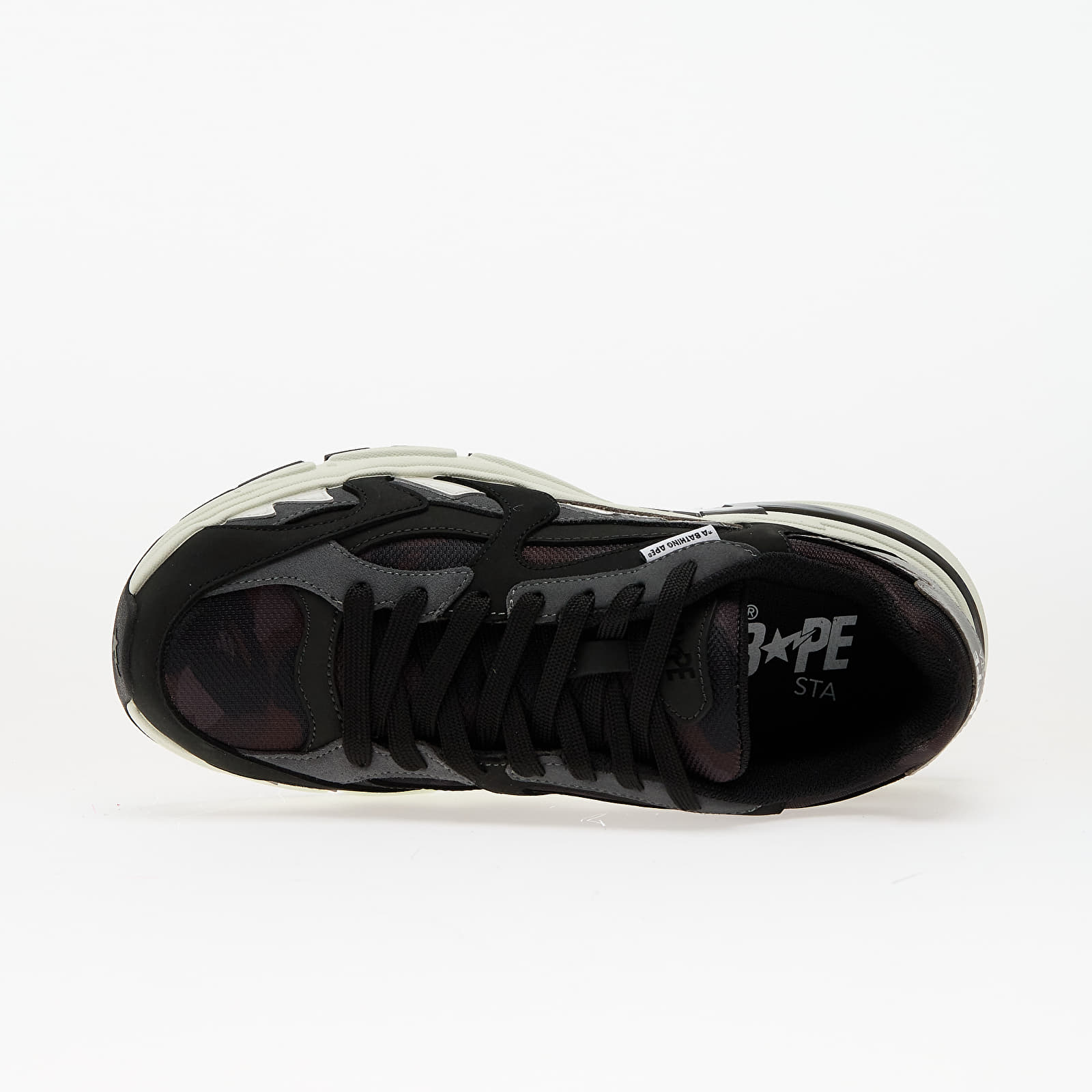 Men's shoes A BATHING APE Bape Shark Sta 1 M2 Black