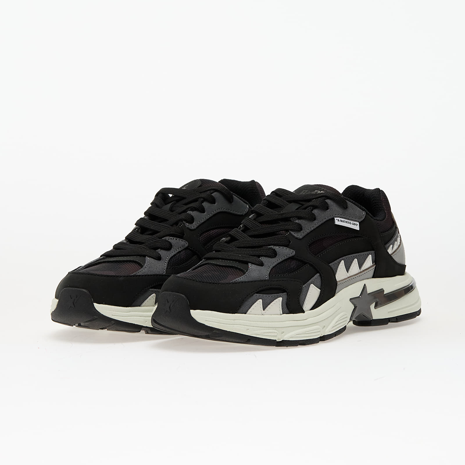 Men's shoes A BATHING APE Bape Shark Sta 1 M2 Black