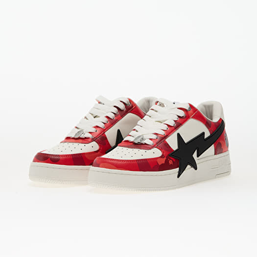A BATHING APE BAPE STA 赤白 28cm A BATHING APE Bape Sta Os 1 M1 Red | Footshop