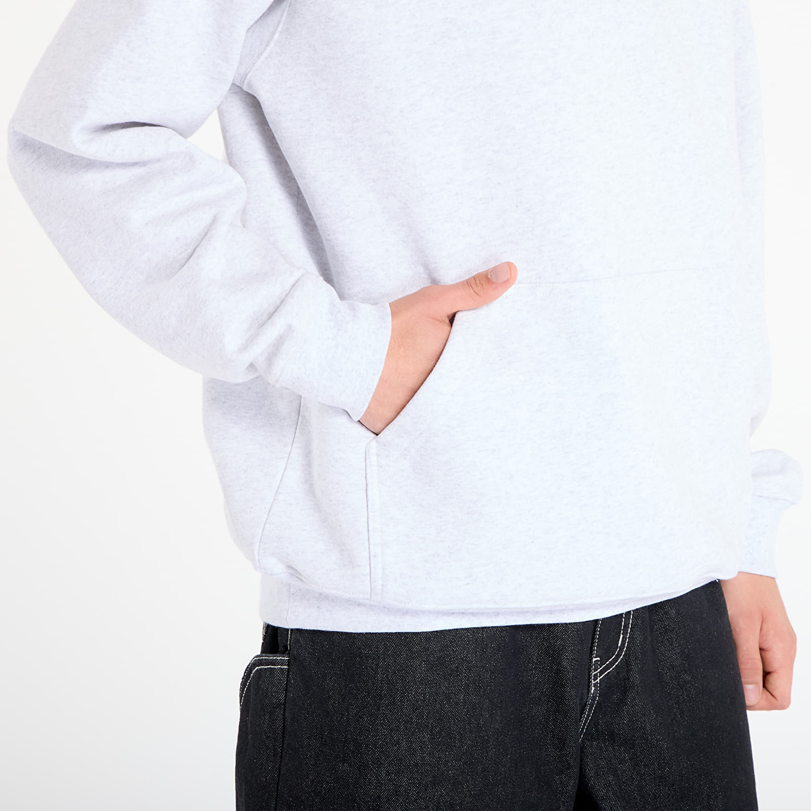 Men's hoodies DIME Cursive Small Logo Hoodie UNISEX Ash