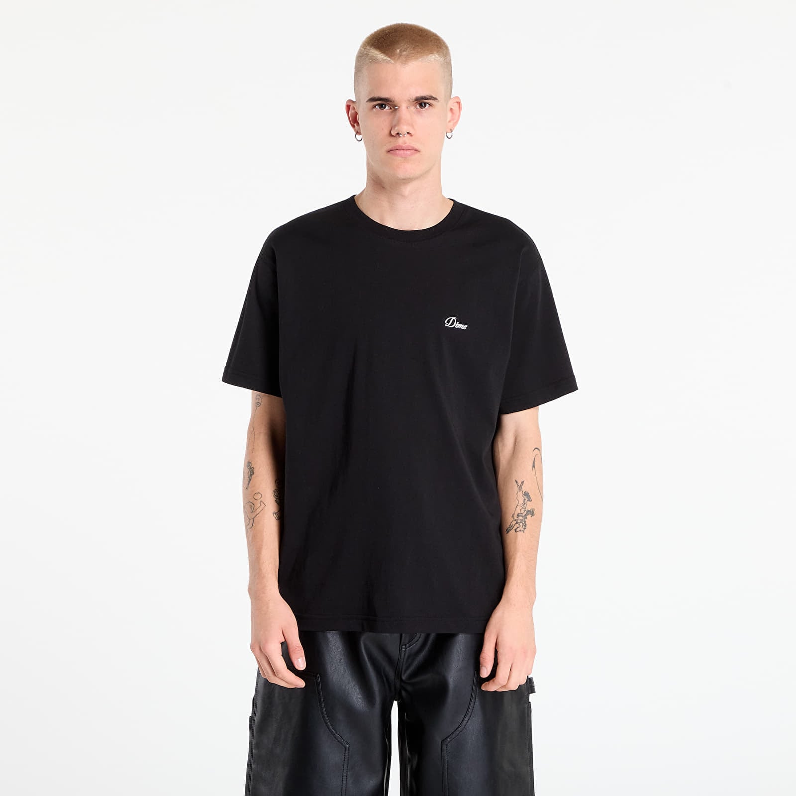 Tricou DIME Cursive Small Logo T-Shirt UNISEX Black M